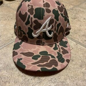 Camouflage Atlanta Braves World Series hat